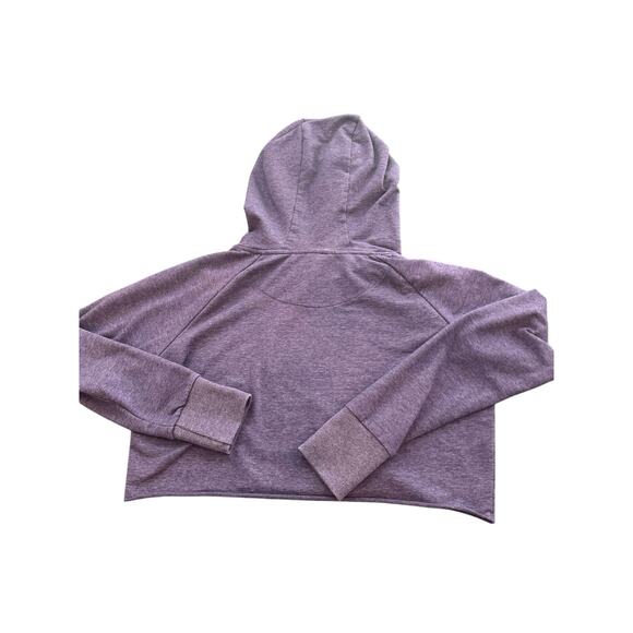 EUC - Gymshark Purple Cropped Hoodie - Size Small - Picture 2 of 2